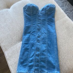 Guess Denim Mini Tube Dress